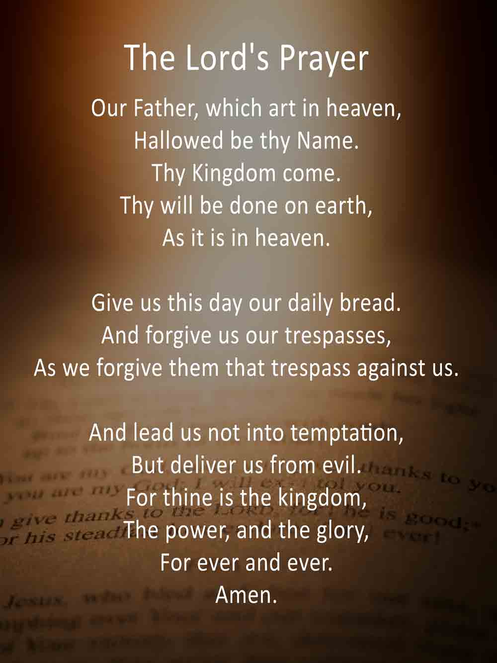 The Lord's Prayer